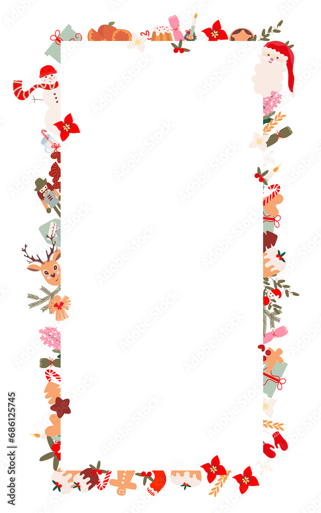 Christmas card frame