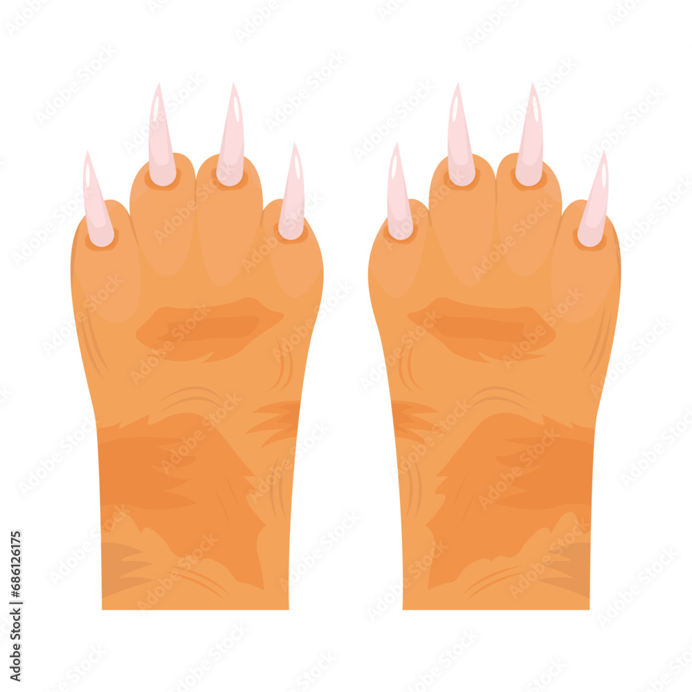 Obraz premium paw illustration