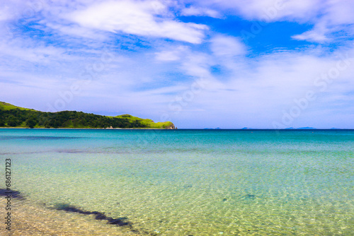 Recreation and tourism in summer by the sea.