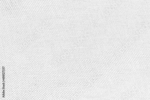 Close-up of white textile texture, fabric for background and wallpaper.