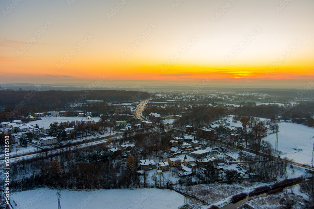 Obraz premium Ruda Śląska Trasa N-S