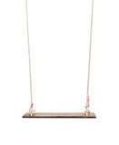 Old wood swing hanged Isolated on transparent background, PNG File