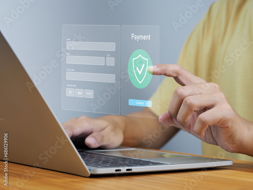 Secure Online Payments Secure online shopping or paying for products on the internet.