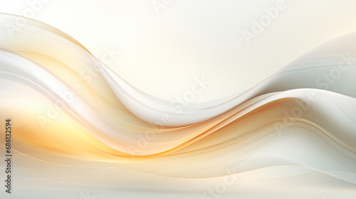 Abstract modern futuristic white wavy