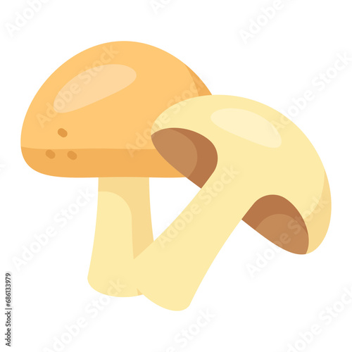 Premium icon of mushroom, healthy and organic food