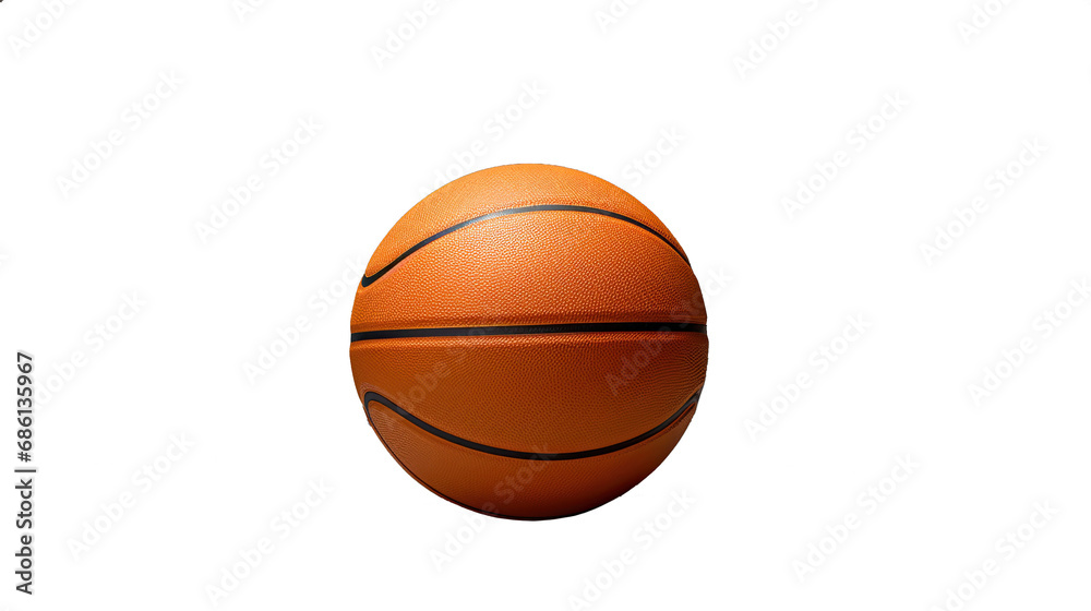 Transparent Dynamic Basketball Ball - Captivating Stock Image for Sale. Transparent background	