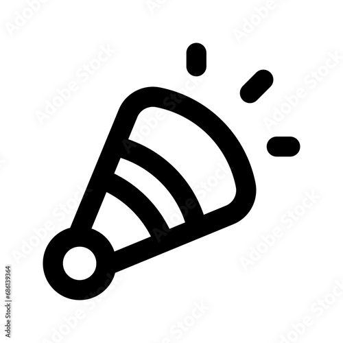 trumpet line icon