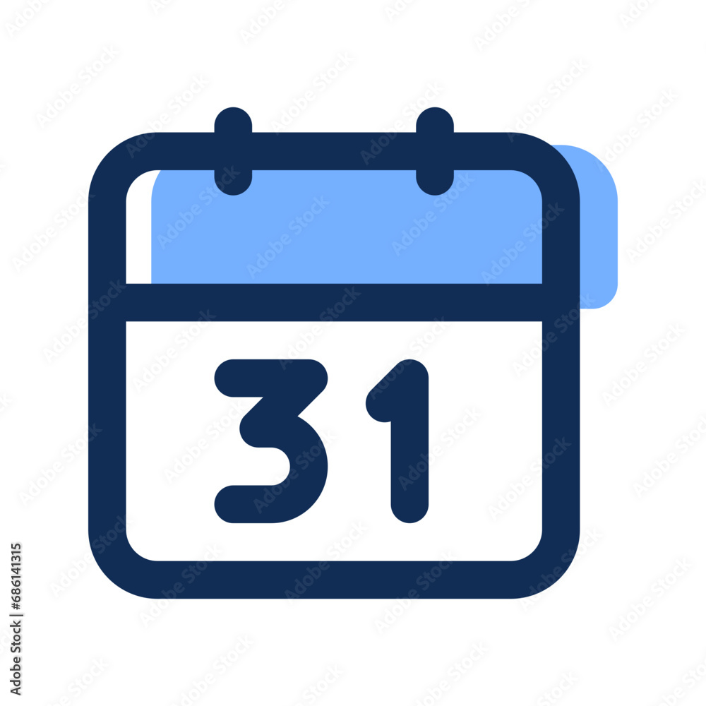 new year calendar filled line icon new year calendar filled line icon