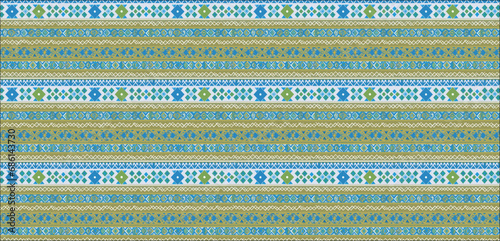 Hand drawn abstract seamless pattern, ethnic background, african style - great for textiles, banners, wallpapers