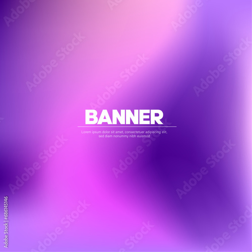 Abstract colorful background, gradient banner