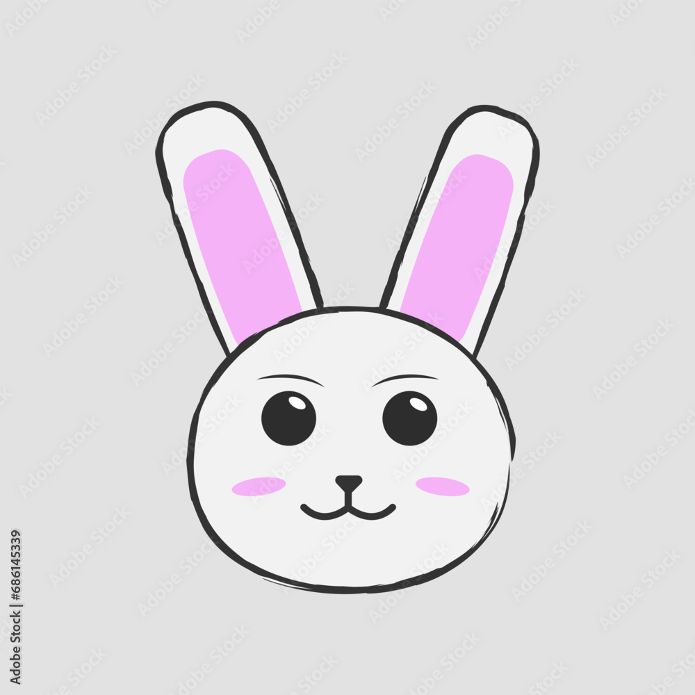 Vector illustration of Rabbit with different emotions
Vector illustration of Rabbit with different emotions