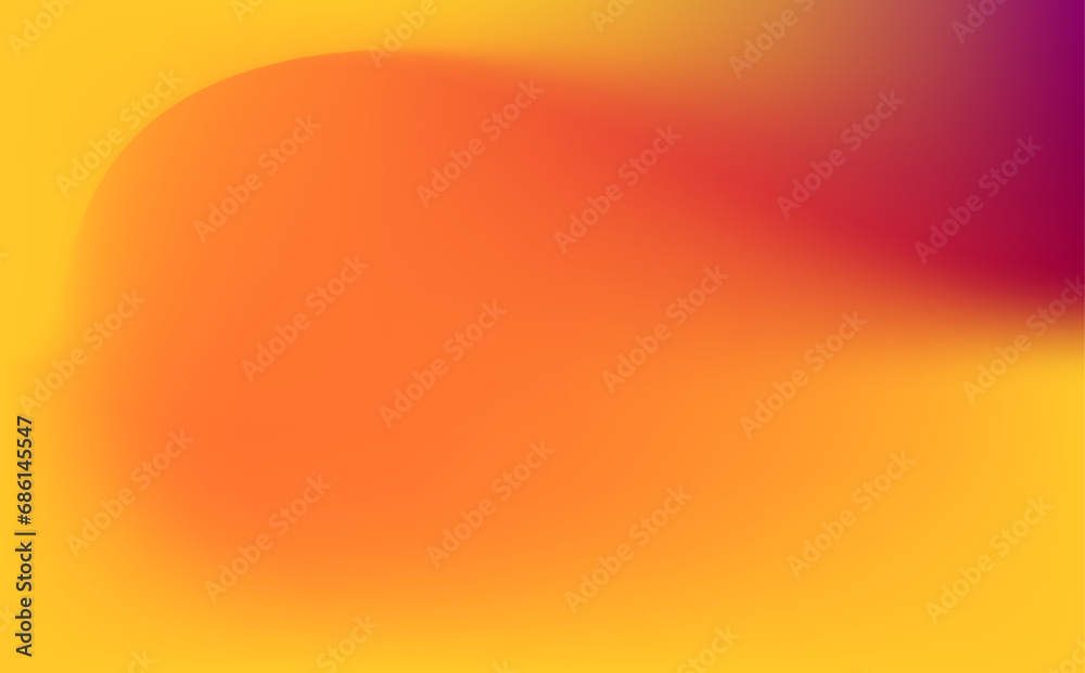 Orange wave Banner template background, Modern banner template with fluid background, Yellow gradient