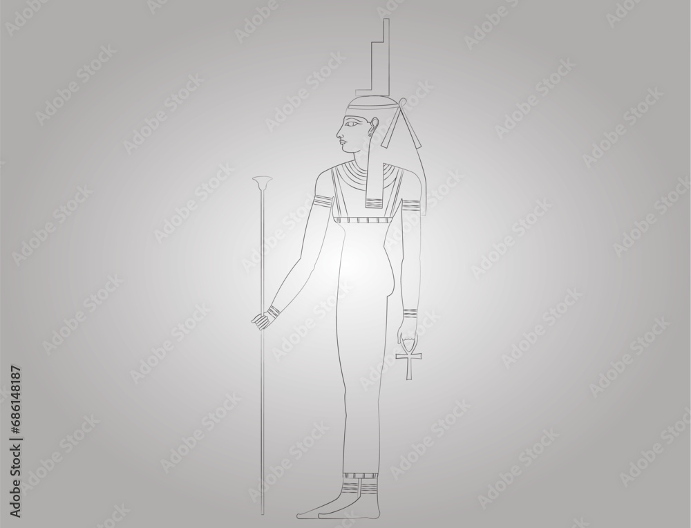 Ancient Egyptian Goddess Isis Ancient Egyptian Goddess Isis