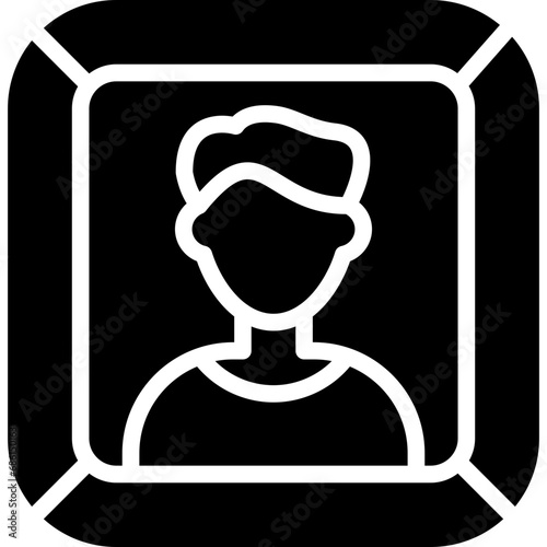 Bilde på lerret Portrait Icon