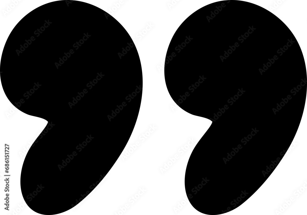 Right Double Quotation Mark alphabet letter handwritten font