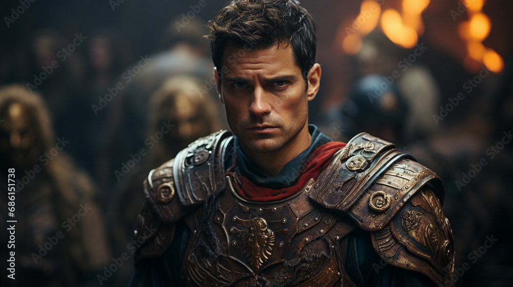 Fototapeta premium Medieval soldier.