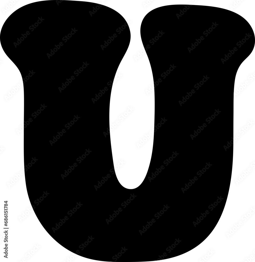 U uppercase alphabet letter handwritten font U uppercase alphabet letter handwritten font