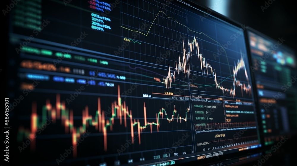 Graphic stock market, trade graphs background. Graphic stock market, trade graphs background.