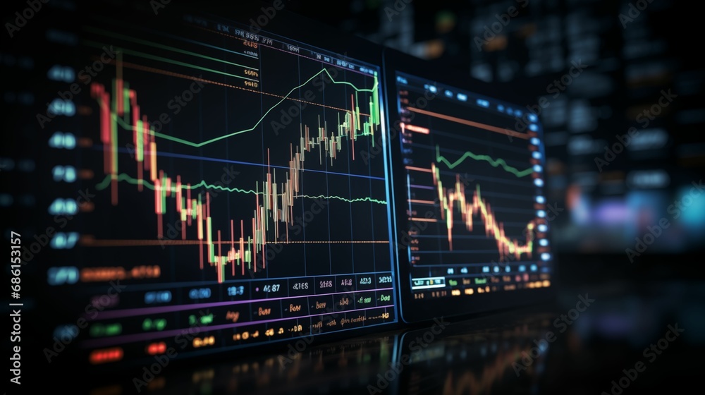 Graphic stock market, trade graphs background. Graphic stock market, trade graphs background.