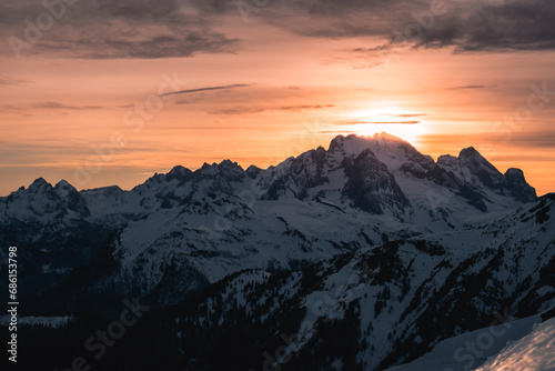 Sunset mountains  © davide