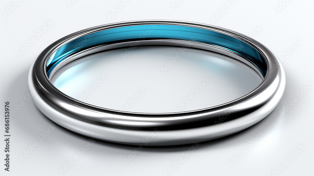 Silver circle for advertise on white background. Silver circle for advertise on white background.