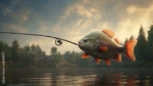 Chub fishing photo