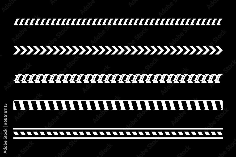 Stripe lane element graphic desihn