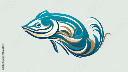 Fish tarpon logo