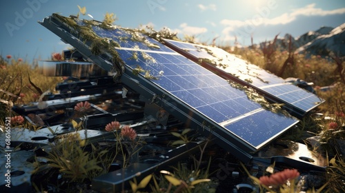 End of life renewable energy hardware, hard to recycle mass production hardware, solar panel