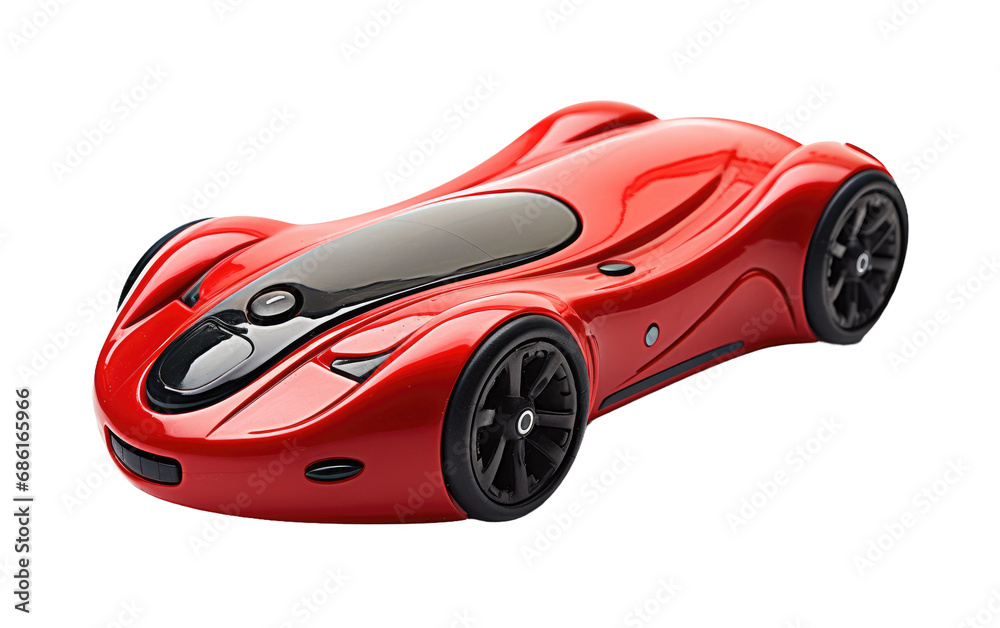 Remote Control Car On Isolated Background
