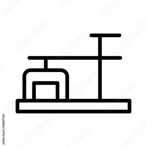 Condo Pet Play Outline Icon