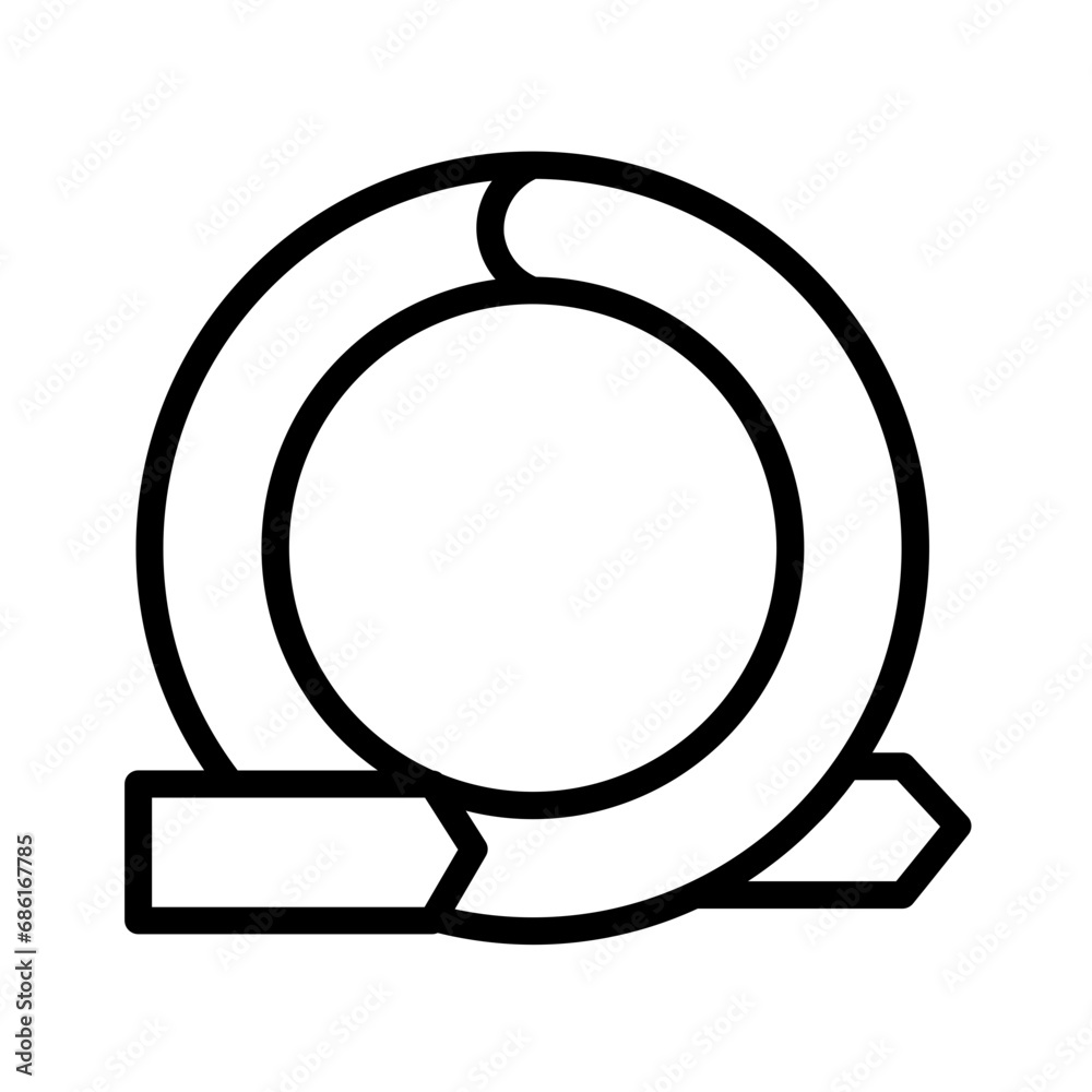 Agile Scrum Process Outline Icon Agile Scrum Process Outline Icon