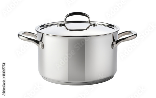 Saucepan Kitchen Necessity On Isolated Background