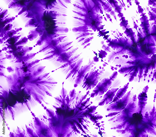 Watercolor Purple and White Tie Dye Seamless Pattern Background