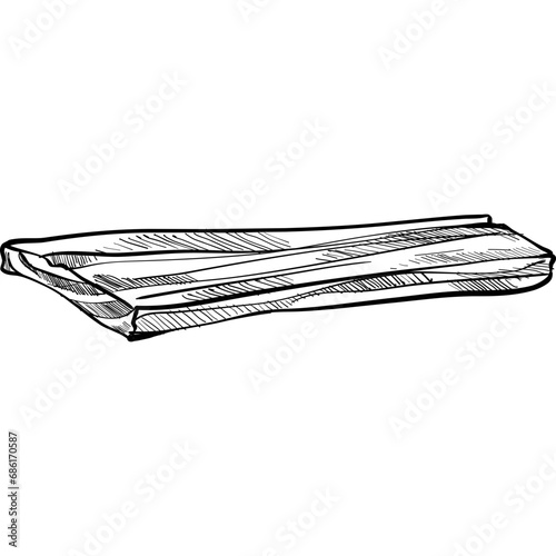 wood handdrawn illustration