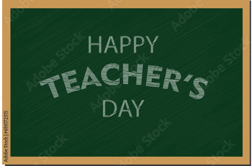 Chalkboard for teachers' day