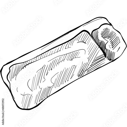 meat handdrawn illustration