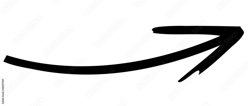 Slim right arrow for business plan, presentation and education. Sign, Symbol, Hand drawn arrow collection. Element. Slim right arrow for business plan, presentation and education. Sign, Symbol, Hand drawn arrow collection. Element.