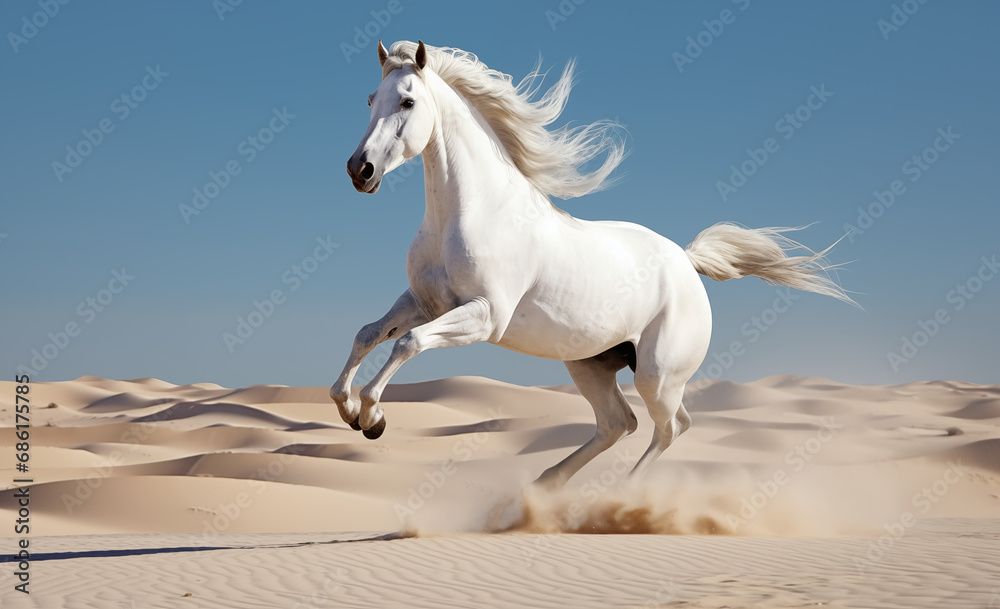 The galloping white horse The galloping white horse