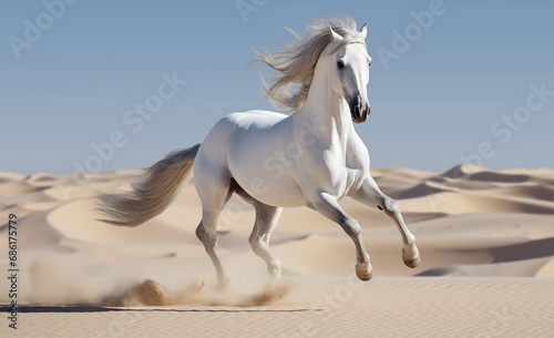 The galloping white horse