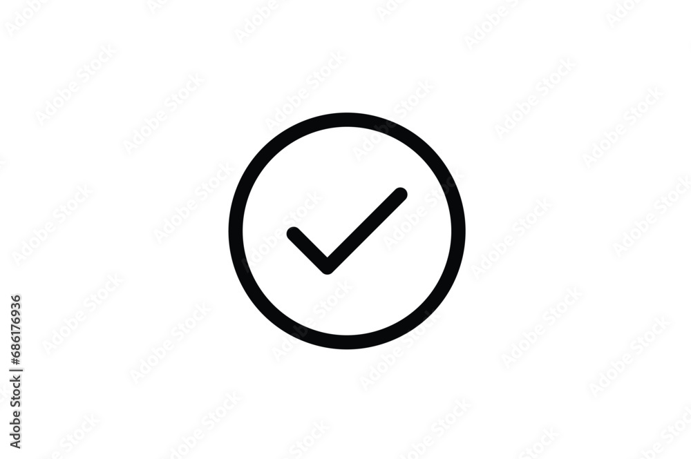 black checkmark icon in a circle black checkmark icon in a circle