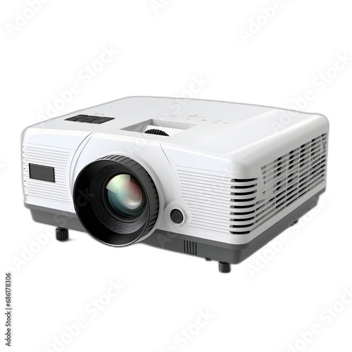 projector isolated on transparent or white background, png