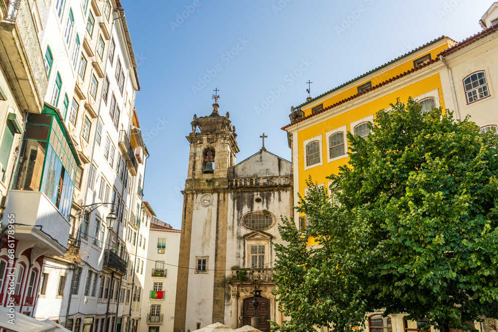 Fototapeta premium View of Praça do Comércio, Coimbra, Portugal