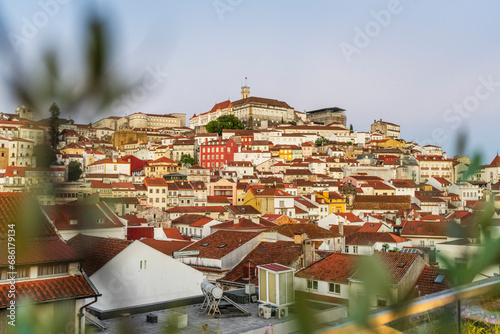 View at the town from above, Coimbra