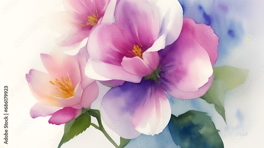 Watercolor Flower Watercolor Flower
