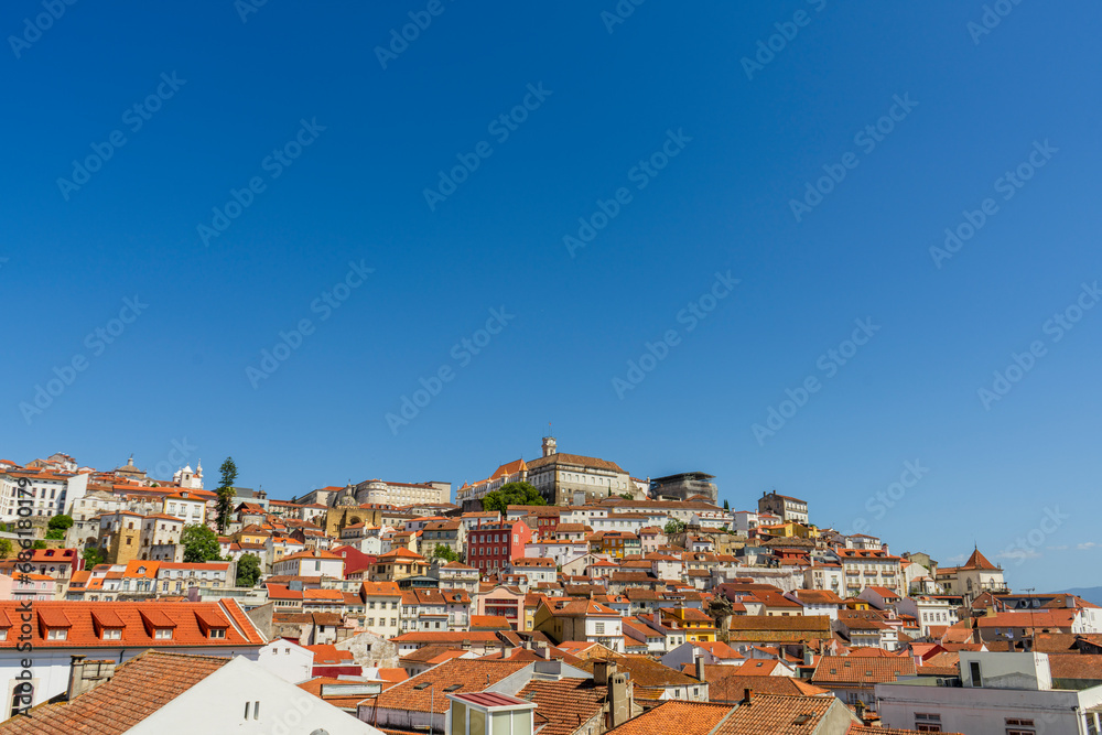 View at the town from above, Coimbra