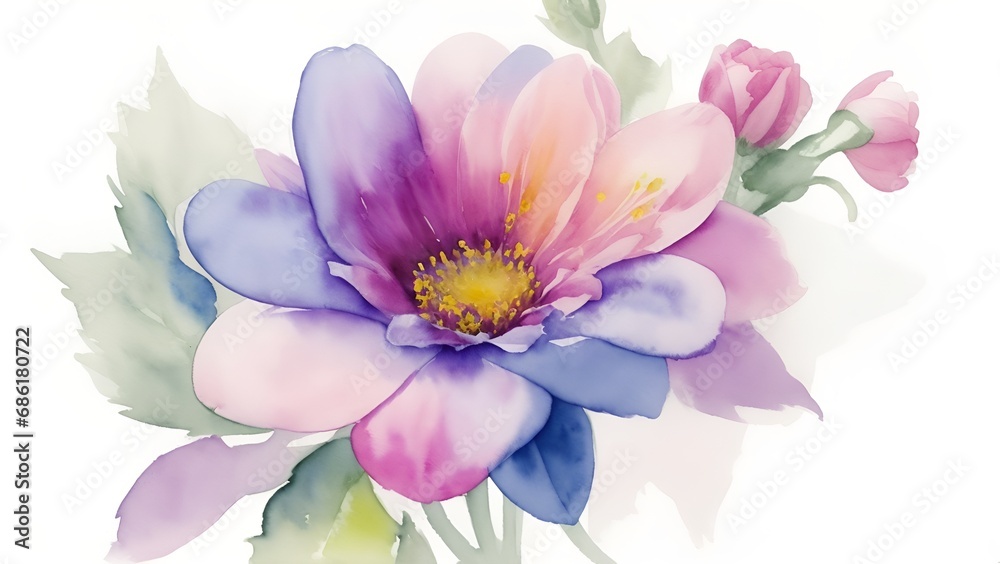 Watercolor Flower Watercolor Flower