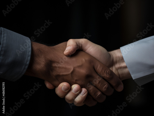 Picture of handshake.