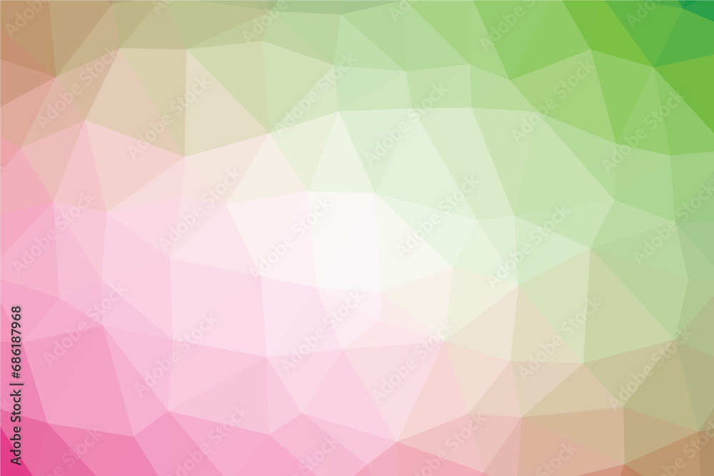 Multicolor polygon pattern. Low poly design. Vector illustration
