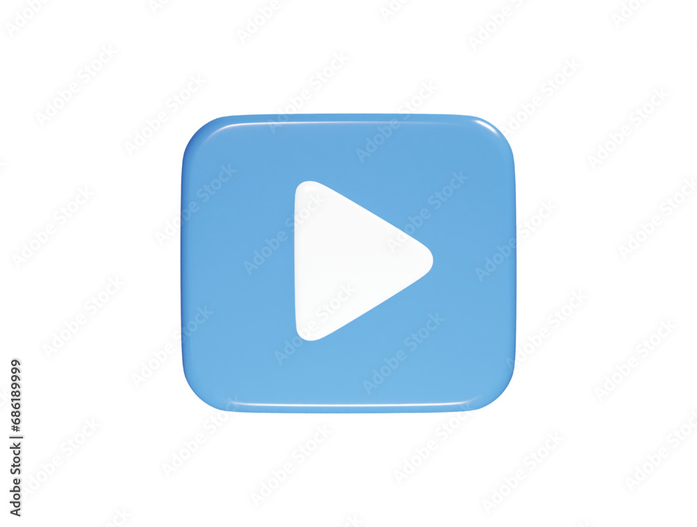 Video player icon illustration element Video player icon illustration element